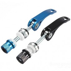 Aluminium Alloy Quick Release Bicycle Cycling Bike Seat Clamp Skewer Bolt Black ( Blue ) - B0752F3BH8